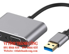 Cáp Chuyển USB 3.0 To HDMI-VGA