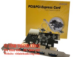 Card USB 3.0 PCIe 1X 4P