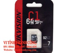 MicroSD Hikvision HS-TF-C1 64G