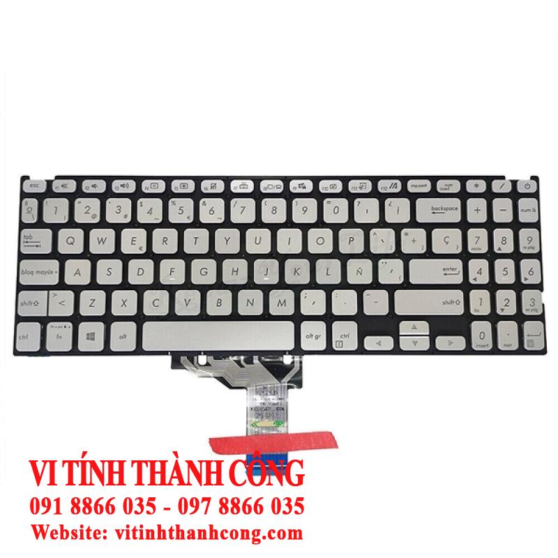 B&agrave;n Ph&iacute;m Asus X509F Bạc