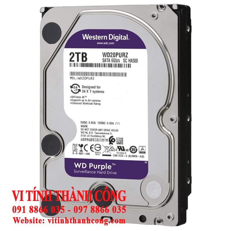 HDD Western Digital Purple 2TB WD23PURZ