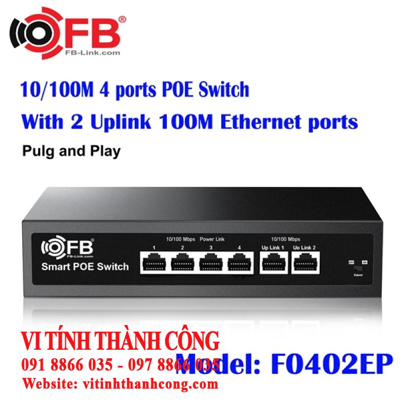 Switch FB-Link PoE F0402EP