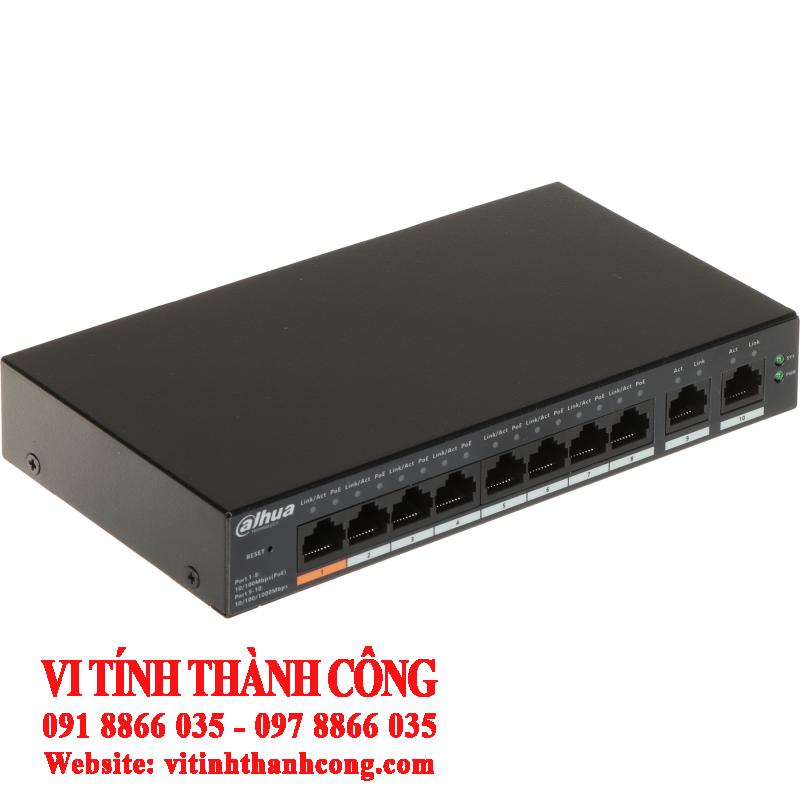 Switch PoE Dahua DH-CS4010-8ET-60