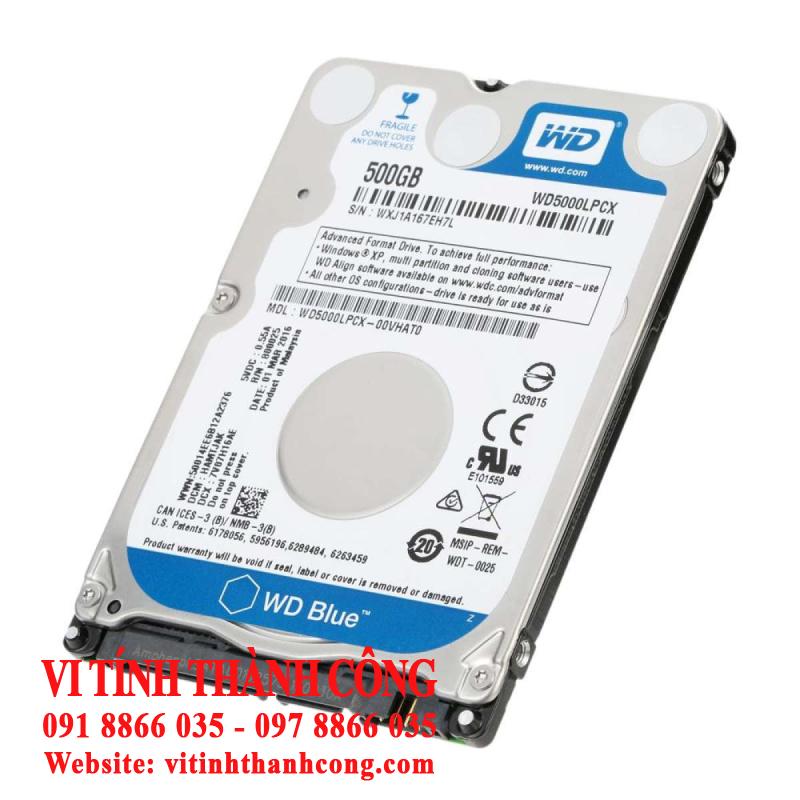 HDD Laptop Western Digital Blue 500G 2ND